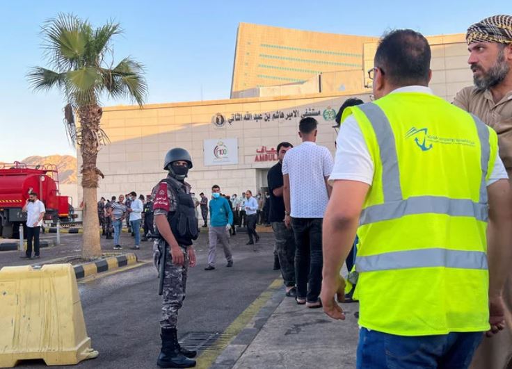 Last June, a toxic gas leak caused by a snapped wire rope at the Aqaba port killed 13 people. (Reuters)
