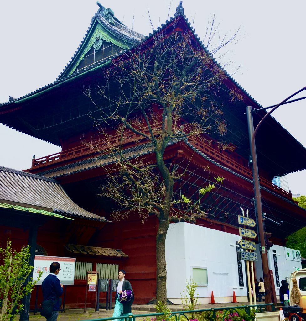 Zojyoji Temple in Tokyo. (ANJ) 