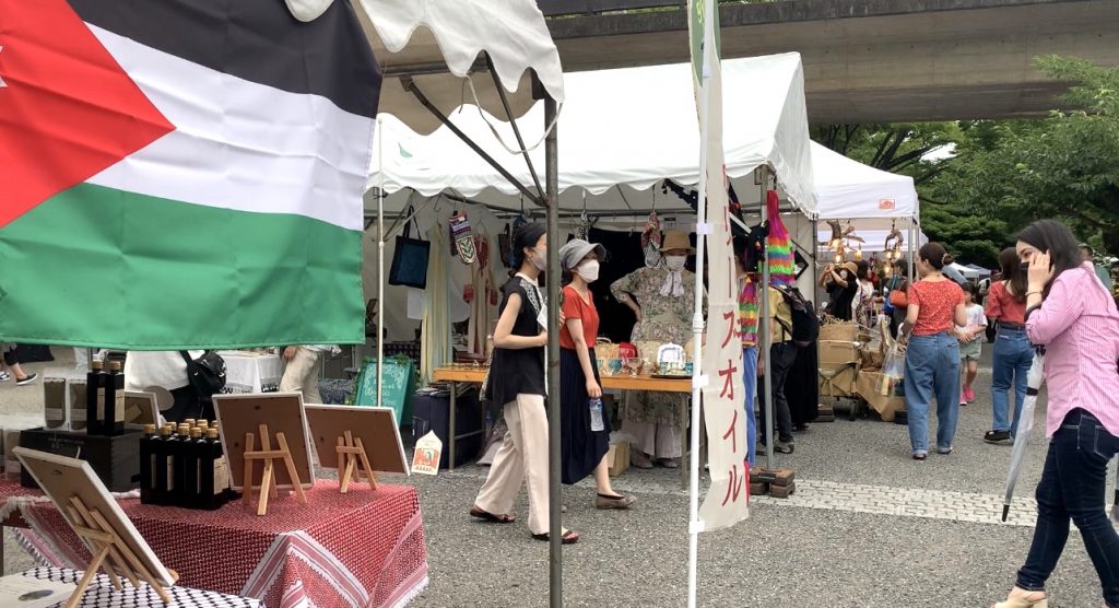 Visitors attend the “Arabian Festival” held near Yoyogi Park in Tokyo. (ANJP Photo)