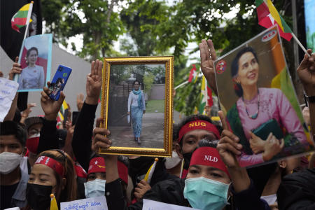 International outrage over Myanmar’s execution of four political prisoners is intensifying with grassroots protests and strong condemnation from world governments. (AP)