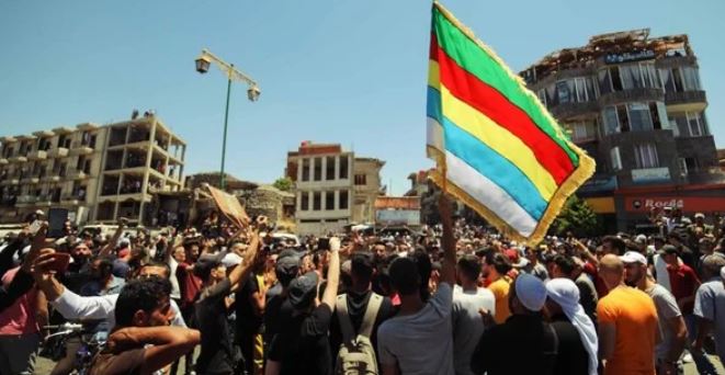 Sporadic rallies have taken place over deteriorating economic conditions in the Druze-majority province. (Twitter:@suwayda24)