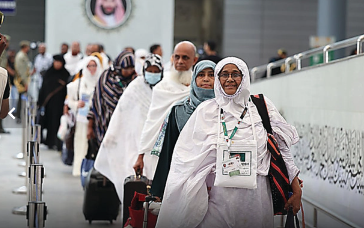 After two years of limited hajj capacity, one million performers are welcomed to perform hajj rituals in 2022. (Twitter)