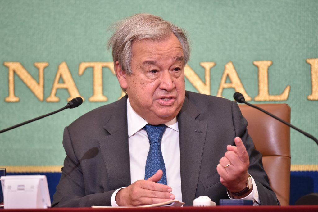 Guterres's comments come as Washington and Seoul officials have repeatedly warned that the North is preparing to carry out what would be its seventh nuclear test. (AFP)