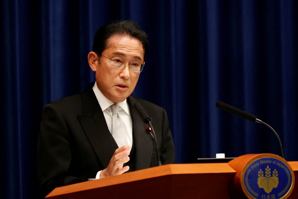 Japanese Prime Minister Fumio Kishida. (File/Reuters)