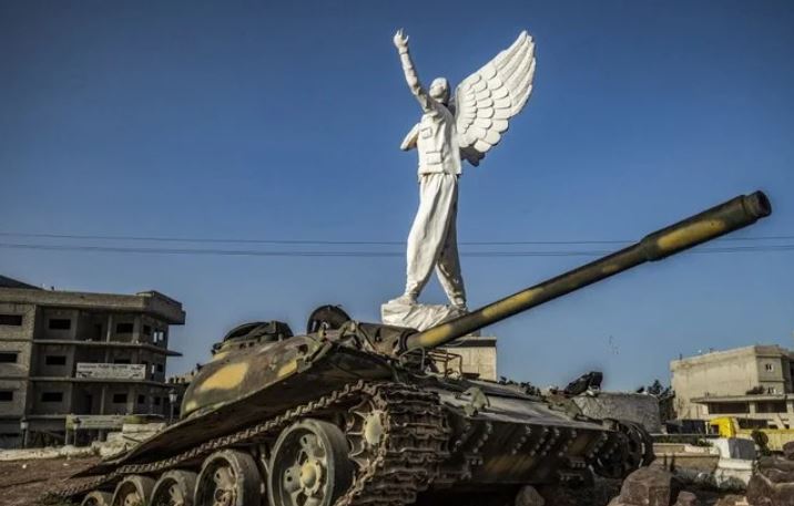 The northern Syrian border town of Kobani has been relatively calm since US-backed Kurdish fighters pushed back Daesh fighters from the it in 2015. (AFP file photo)