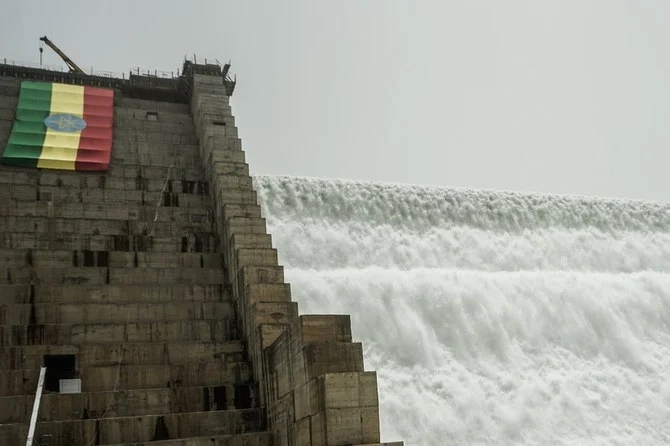 The Grand Ethiopian Renaissance Dam, above, has raised tensions between Ethiopia on one hand and Egypt and Sudan on the other. (AFP)