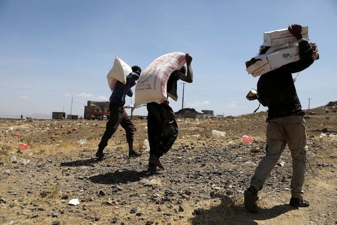 David Gressly marked World Humanitarian Day on Aug. 19 by highlighting the “extremely challenging” environment that aid workers face in war-torn Yemen. (Reuters/File Photo)