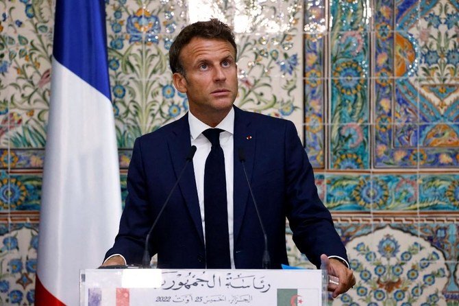 Asked during a visit to Algeria about the chances of success in reviving the 2015 agreement between Tehran and world powers, Macron declined to speculate. (File/AFP)