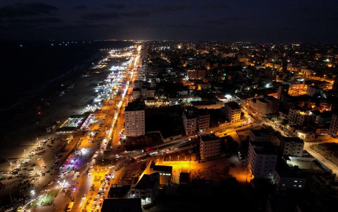 A general view of Gaza City on August 12, 2022. (Reuters)