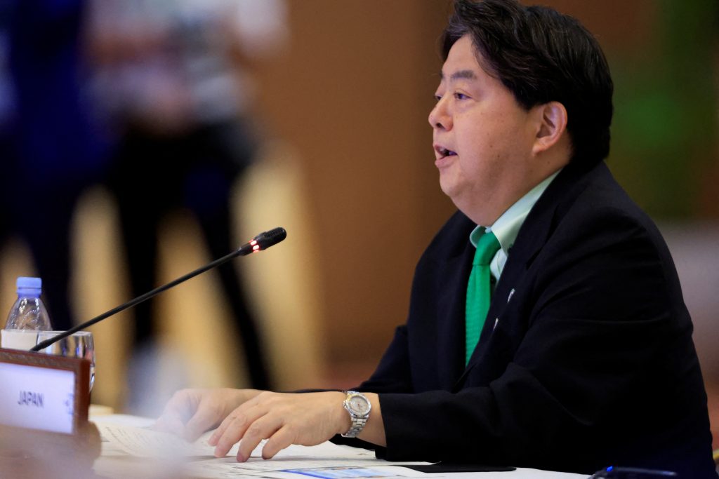 Japan's Foreign Minister Yoshimasa Hayashi. (File photo/Reuters)