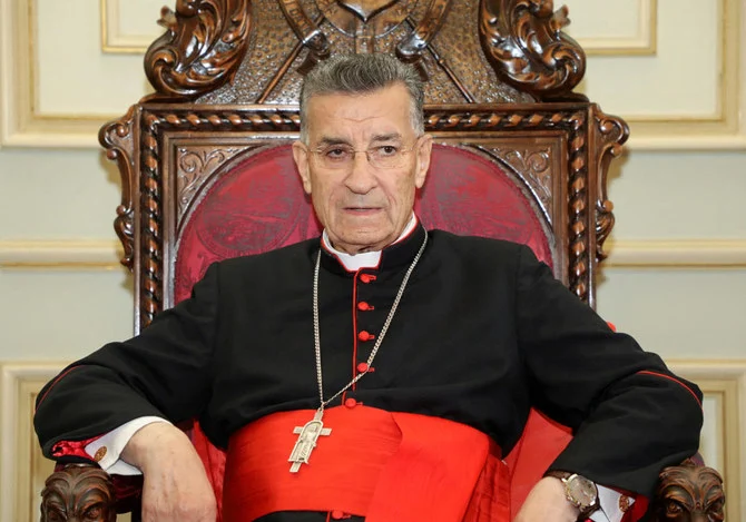 Maronite Patriarch Bechara Boutros Al-Rai is pictured during a meeting in Bkerke, Lebanon, October 30, 2021. (File/Reuters)