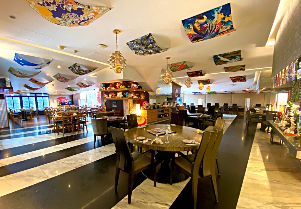The interior of the Japanese restaurant Kimura-ya in Dubai, UAE. (ANJP)