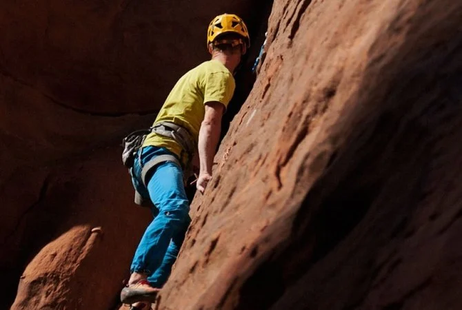 Over a 100 new climbing routes were opened late last year, near NEOM, as part of Rise 100. (NEOM)