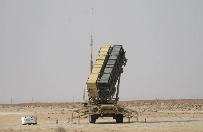 A Patriot missile battery is seen near Prince Sultan air base at Al-Kharj. (File/AFP)
