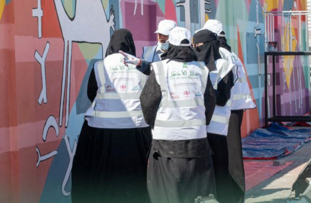 Artists from Hail are using thamudic to adorn the city’s landmarks including its gates, the regional airport, and King Fahd road. (Supplied)