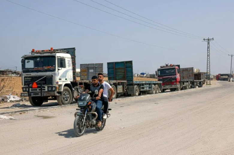 The Israeli army earlier ordered the closure of several road, including the Kerem Shalom, above, along the border with the Gaza Strip. (AFP)