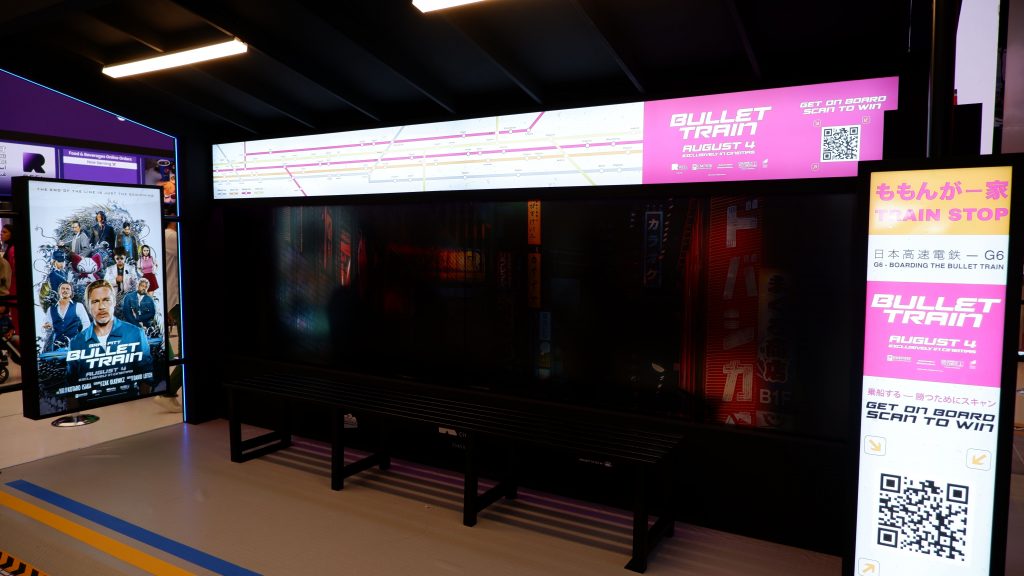 The Bullet Train movie, a film based on the Japanese novel Maria Beetle by Kotaro Isaka, premiered on the big screen in Dubai at Reel Cinemas, attended by fans of film. (ANJP)