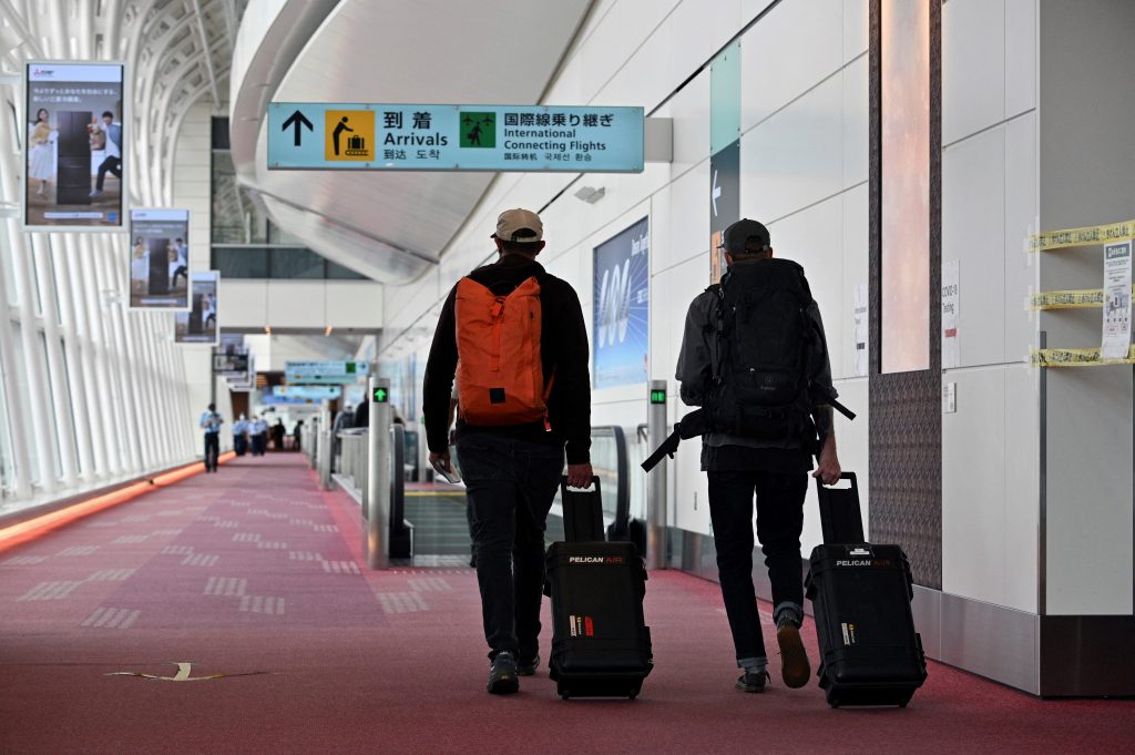 Japan is expected to relax border control measures as well as resume visa-free travel and individual travel from October 11. (AFP)