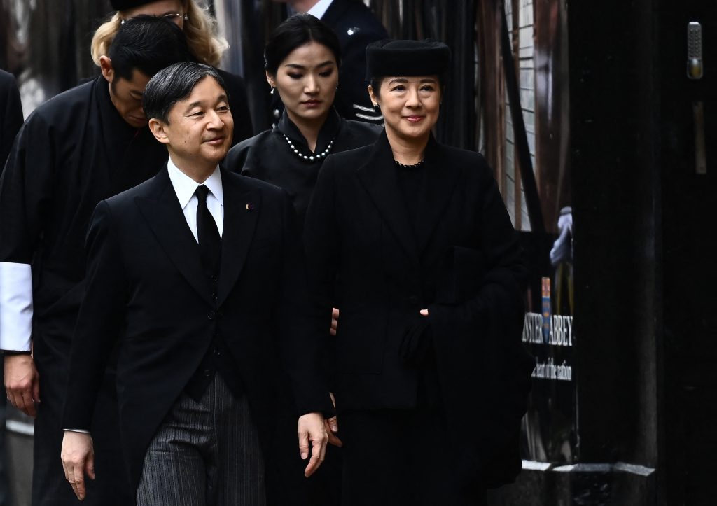 The Emperor and the Empress are scheduled to attend the opening ceremonies of art and culture festivals in the city of Ginowan on Oct. 23. (AFP)