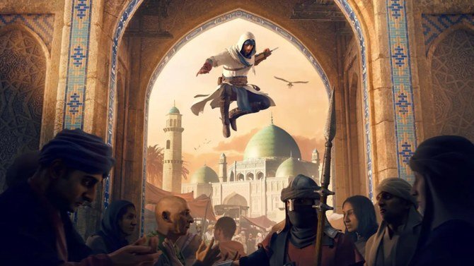 A leaked image of the latest title in the Assassin’s Creed series titled “Mirage,” and reportedly set in medieval Baghdad. (Screenshot/Ubisoft)