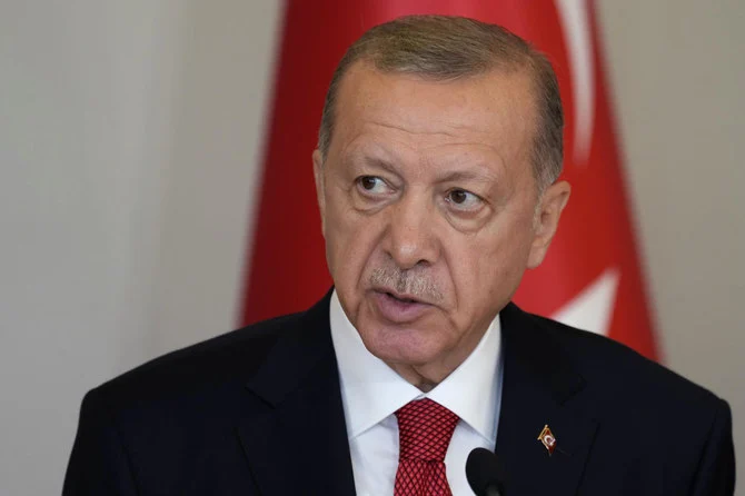 Turkey’s President Recep Tayyip Erdogan said the captured Daesh leader’s ‘connections in Syria and Istanbul had been followed for a long time.’ (AP)