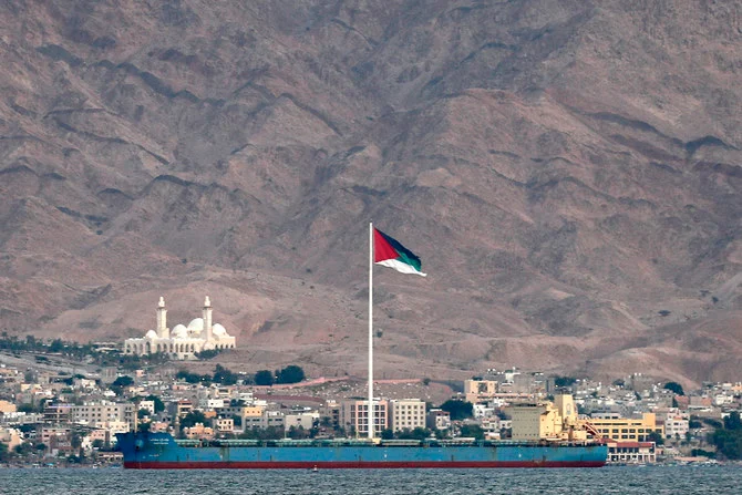 The Royal Marine Conservation Society of Jordan launched the “Clean up the World 2022” campaign in Aqaba. (File/AFP)