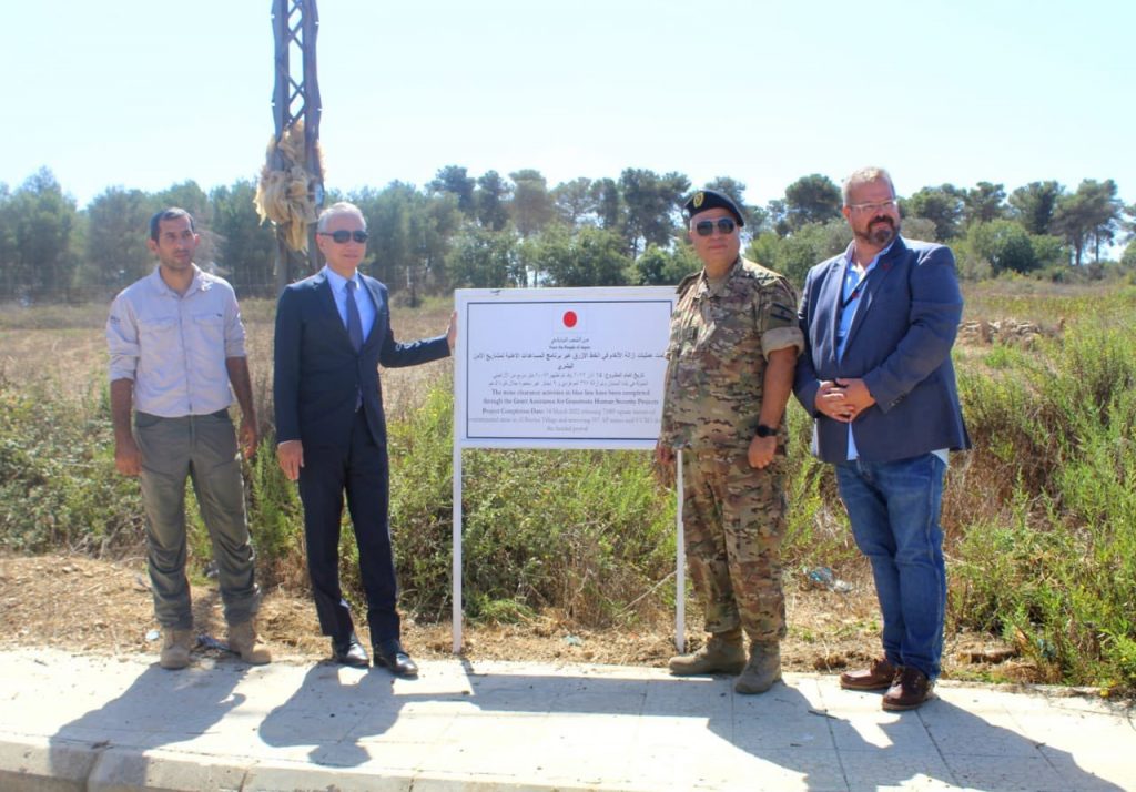 Japan’s Ambassador to Lebanon Takeshi Okubo in Al Bustan, Lebanon. (@TakeshiOkubo3)