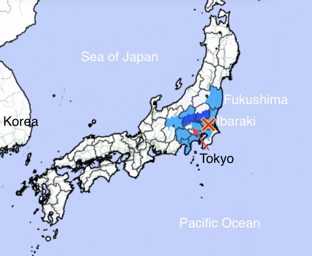 An earthquake of preliminary magnitude 4.6 at its epicenter shook the Kanto region on Friday. (AFP)