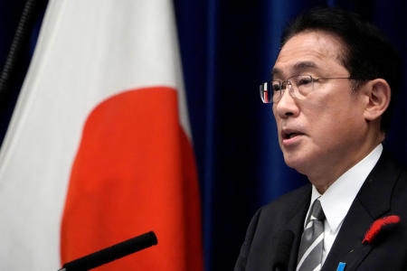 Japan Prime Minister Kishida. (Reuters)