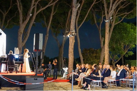 Japanese Soprano Fujiko Hirai at the “Cedar and Sakura – Music Message” event organized by the Embassy of Japan in Lebanon and Lexus BUMC. (Supplied)