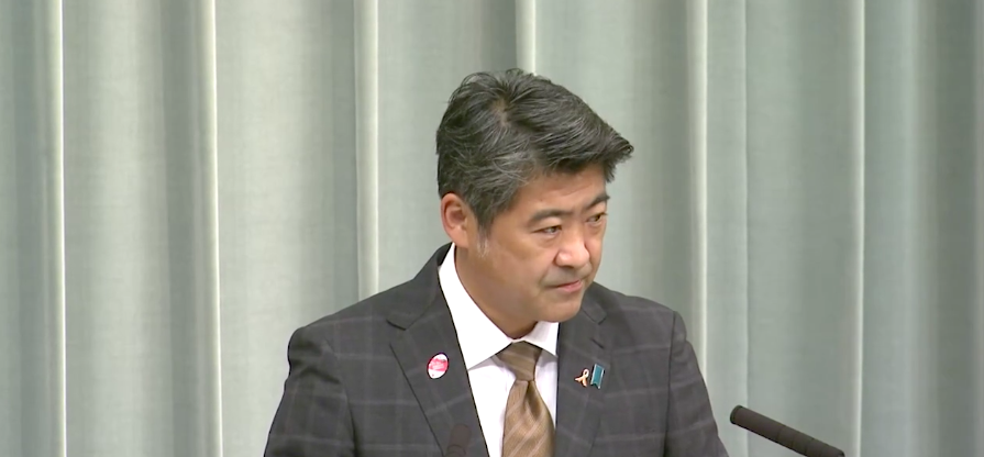 Japan's Deputy Chief Cabinet Secretary Seiji Kihara. (Public Relations Office, Cabinet Office, Government of Japan)
