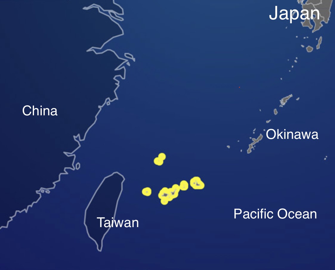 Okinawa tsunami warning map