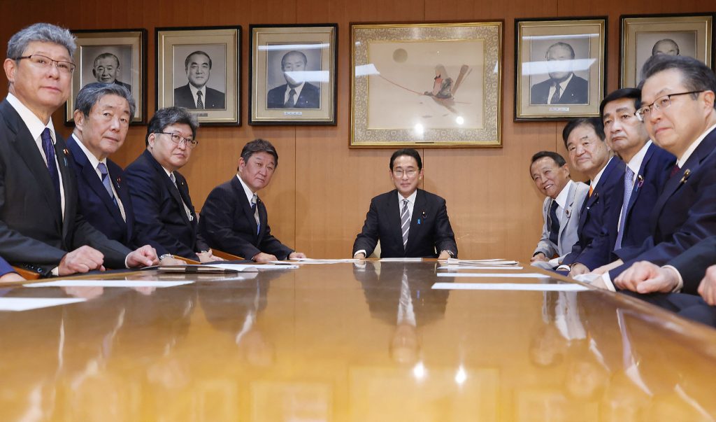 Japan panel discusses strengthening defense capabilities. (AFP)
