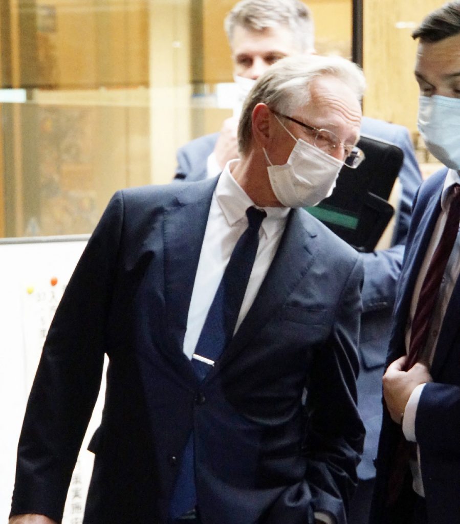 Russian embassy protests Japan's expulsion decision. (AFP)
