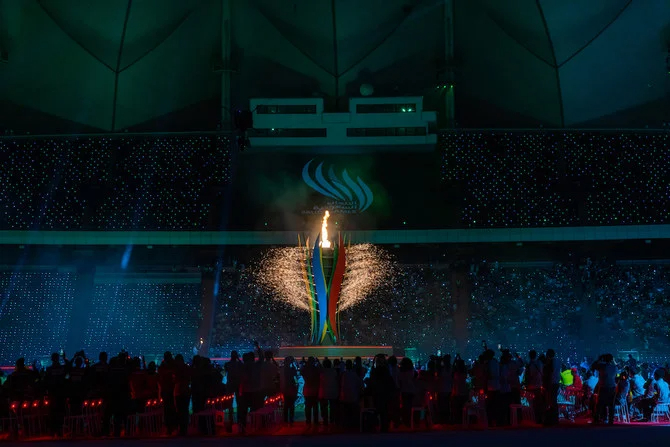 The first ever games were opened in the presence of Prince Faisal bin Bandar bin Abdulaziz, governor of the Riyadh region. (Twitter: @SaudiGames2022)