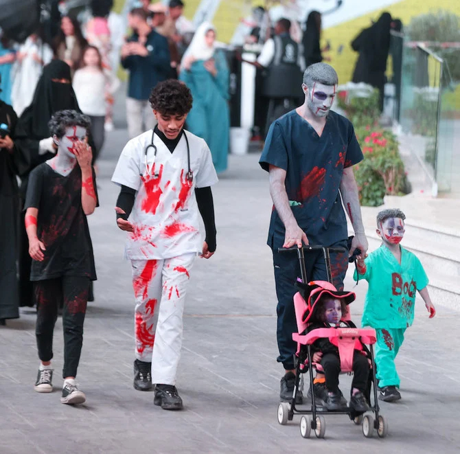 Spooky season festivities began in Riyadh after the Boulevard was transformed into a venue-wide costume party during the “Scary Weekend” event. (AN Photo/Saleh AlGhannam)