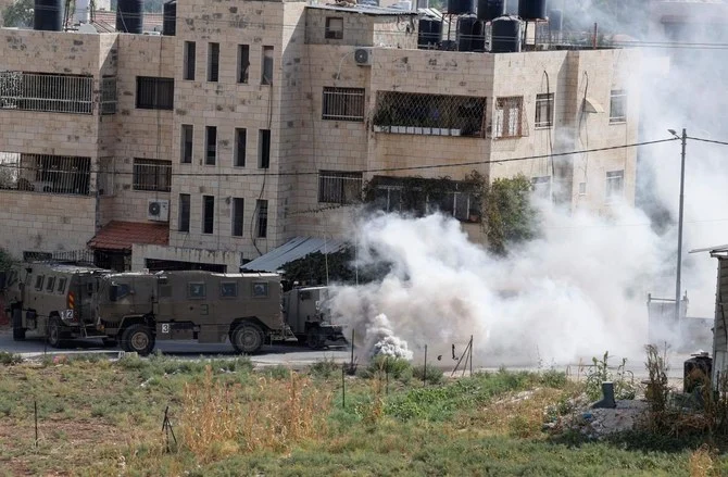 Two Palestinians were earlier shot dead by Israeli forces and multiple others wounded in the occupied West Bank city of Jenin. (AFP)