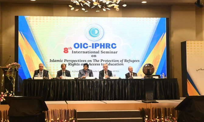 Speakers from a number of countries participate in a symposium organized by the OIC Independent Permanent Human Rights Commission hosted by Kuala Lumpur last week. (OIC/IPHRC)