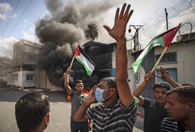 Tensions in east Jerusalem have been surging this week as police have conducted intensive searches in one neighborhood for the perpetrator behind a deadly shooting earlier this week that killed a soldier. (File/AFP)