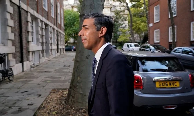 UK PM Rishi Sunak, London, Monday, Oct. 24, 2022. (AP Photo)