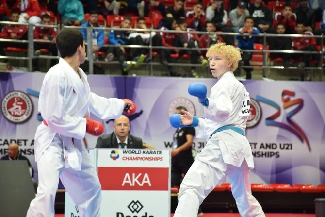 The Saudi karate team ended its participation at the 12th World Junior and U21 Karate Championships in Konya, Turkiye with three gold medals and two silver medals. (Supplied)