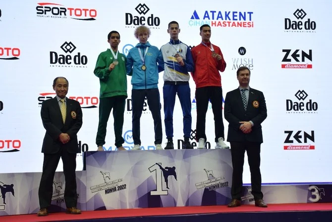 The Saudi karate team ended its participation at the 12th World Junior and U21 Karate Championships in Konya, Turkiye with three gold medals and two silver medals. (Supplied)