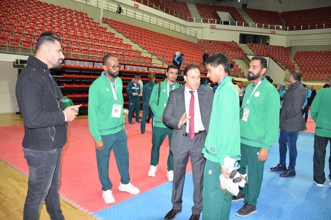 The Saudi karate team ended its participation at the 12th World Junior and U21 Karate Championships in Konya, Turkiye with three gold medals and two silver medals. (Supplied)