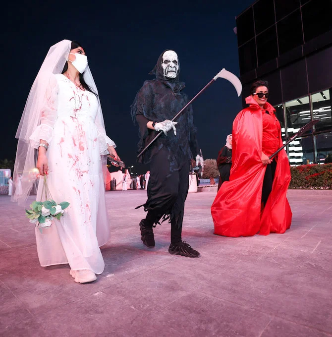 Spooky season festivities began in Riyadh after the Boulevard was transformed into a venue-wide costume party during the “Scary Weekend” event. (AN Photo/Saleh AlGhannam)