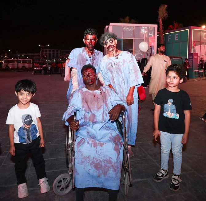 Spooky season festivities began in Riyadh after the Boulevard was transformed into a venue-wide costume party during the “Scary Weekend” event. (AN Photo/Saleh AlGhannam)
