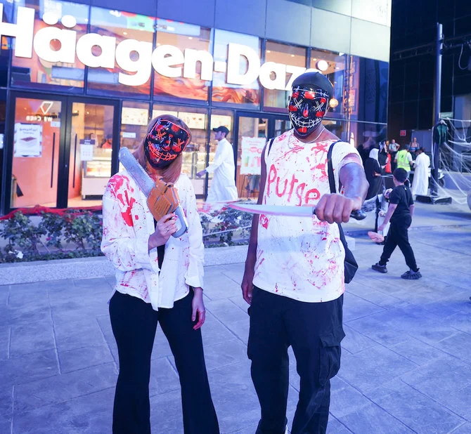 Spooky season festivities began in Riyadh after the Boulevard was transformed into a venue-wide costume party during the “Scary Weekend” event. (AN Photo/Saleh AlGhannam)
