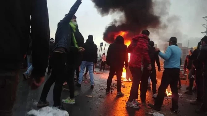 The Islamic Republic has been gripped by demonstrations since the death of 22-year-old Kurdish woman Mahsa Amini in police custody last month. (AFP/File Photo)