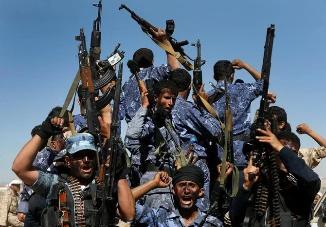 Houthi militia during a parade in Sanaa, Yemen, Jan. 3, 2017. (Reuters)