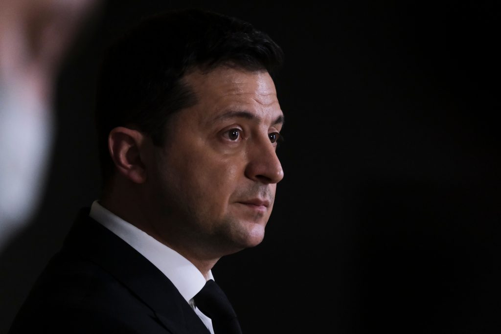 Zelenskyy signs a decree recognizing Japan's claim to the Russian-held territories. (Shutterstock) 