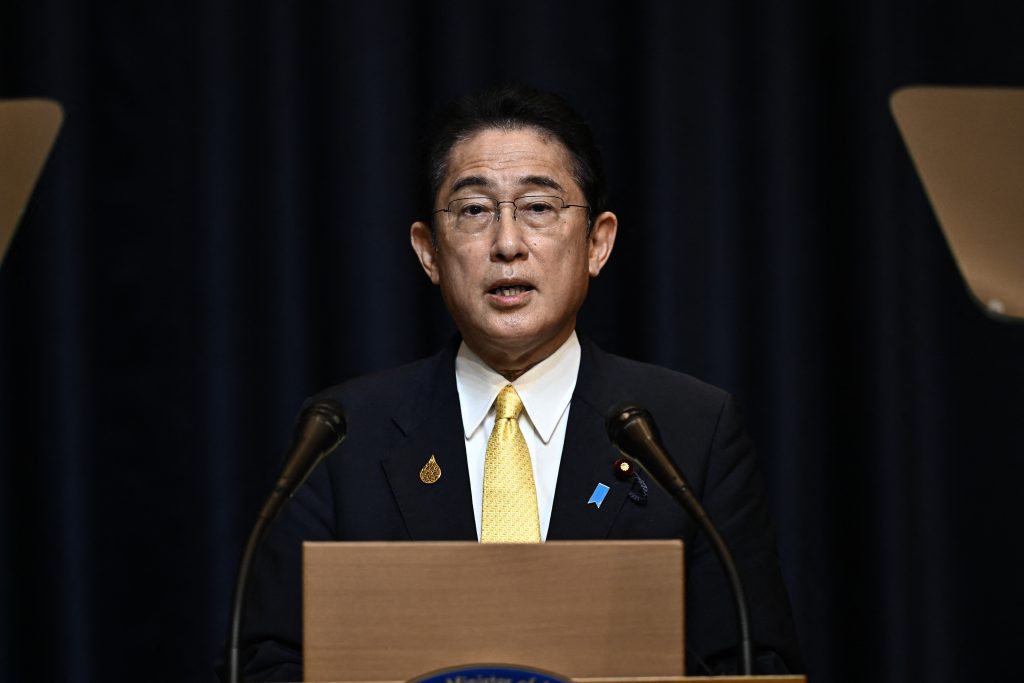 Japanese Prime Minister Fumio Kishida. (AFP)